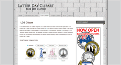 Desktop Screenshot of latterdayclipart.com