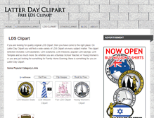 Tablet Screenshot of latterdayclipart.com